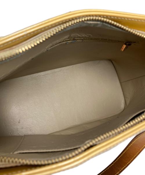 LOUIS VUITTON（ルイ ヴィトン）LOUIS VUITTON (ルイ ヴィトン) トートバッグ/M91121/ヴェルニ/ヒューストン ジョーヌ サイズ:₋の古着・服飾アイテム
