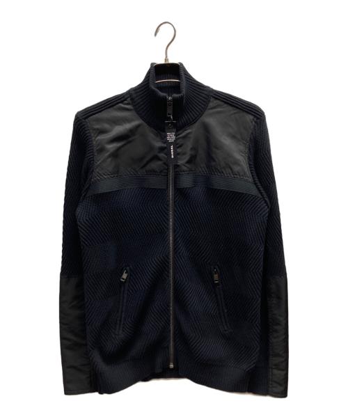 DIESEL（ディーゼル）DIESEL (ディーゼル) ハイネックジップアップジャケット ブラック サイズ:Sの古着・服飾アイテム