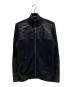 DIESEL（ディーゼル）の古着「ハイネックジップアップジャケット」｜ブラック