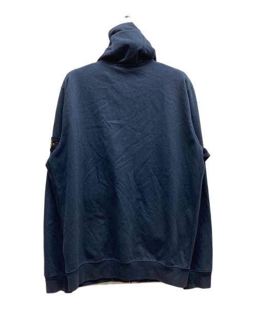 STONE ISLAND（ストーンアイランド）STONE ISLAND (ストーンアイランド) コットン ジップアップパーカー/731561150 ネイビー サイズ:Lの古着・服飾アイテム