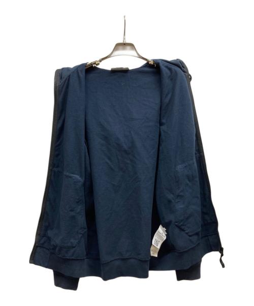 STONE ISLAND（ストーンアイランド）STONE ISLAND (ストーンアイランド) コットン ジップアップパーカー/731561150 ネイビー サイズ:Lの古着・服飾アイテム