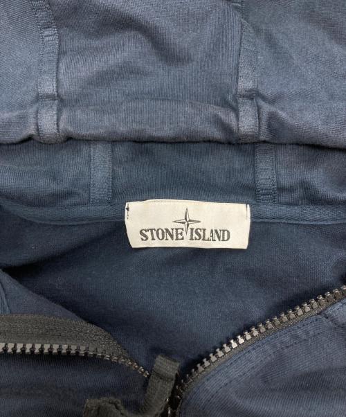 STONE ISLAND（ストーンアイランド）STONE ISLAND (ストーンアイランド) コットン ジップアップパーカー/731561150 ネイビー サイズ:Lの古着・服飾アイテム
