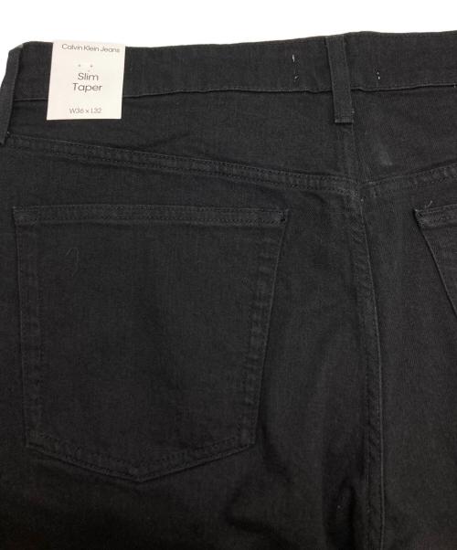 Calvin Klein Jeans（カルバンクラインジーンズ）Calvin Klein Jeans (カルバンクラインジーンズ) デニムパンツ ブラック サイズ:W36 L32 未使用品の古着・服飾アイテム