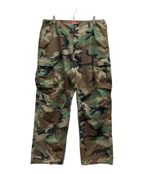 SUPREME（シュプリーム）SUPREME (シュプリーム) Camouflage Cargo Pant グリーン×オリーブ サイズ:W36の古着・服飾アイテム