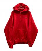 SUPREMEシュプリーム）の古着「supreme anarchy hooded sweatshirt」｜レッド