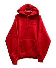 SUPREME（シュプリーム）の古着「supreme anarchy hooded sweatshirt」｜レッド