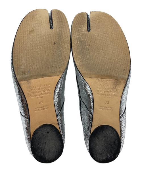 Maison Margiela（メゾンマルジェラ）Maison Margiela (メゾンマルジェラ) タビバレエシューズ/S58WZ0042 シルバー サイズ:35の古着・服飾アイテム
