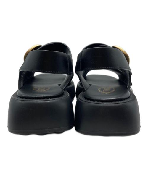 TOD'S（トッズ）TOD'S (トッズ) ダブルバックルサンダル/XXW11K0FH50 ブラック サイズ:34の古着・服飾アイテム