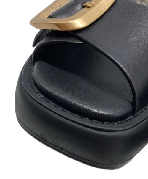 TOD'S（トッズ）TOD'S (トッズ) ダブルバックルサンダル/XXW11K0FH50 ブラック サイズ:34の古着・服飾アイテム
