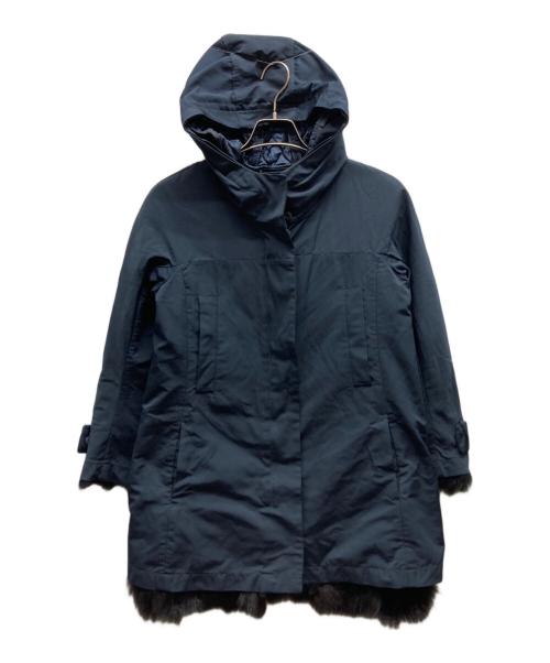 'S Max Mara（エスマックスマーラ）'S Max Mara (エスマックスマーラ) ライナー付ナイロンジャケット ネイビー サイズ:38の古着・服飾アイテム