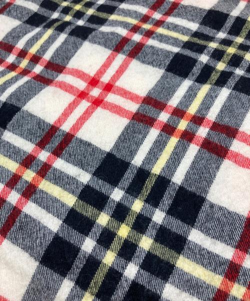 COMME des GARCONS HOMME（コムデギャルソン オム）COMME des GARCONS HOMME (コムデギャルソン オム) タータンチェックウールマフラー/HB-K402 レッド サイズ:₋の古着・服飾アイテム