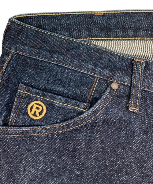 A BATHING APE（アベイシングエイプ）A BATHING APE (アベイシングエイプ) Color BAPE LOGOデニムハーフパンツ インディゴ サイズ:Mの古着・服飾アイテム