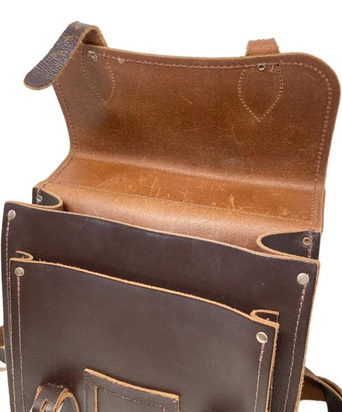 ZATCHELS（ザッチェルズ）ZATCHELS (ザッチェルズ) レザーバックパック ブラウンの古着・服飾アイテム