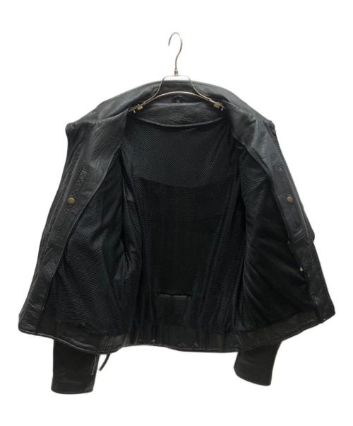 VINTAGE（ヴィンテージ）VINTAGE (ヴィンテージ) レザージャケット ブラック サイズ:38の古着・服飾アイテム