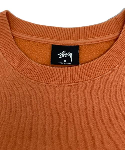 stussy（ステューシー）stussy (ステューシー) スウェット オレンジ サイズ:Sの古着・服飾アイテム