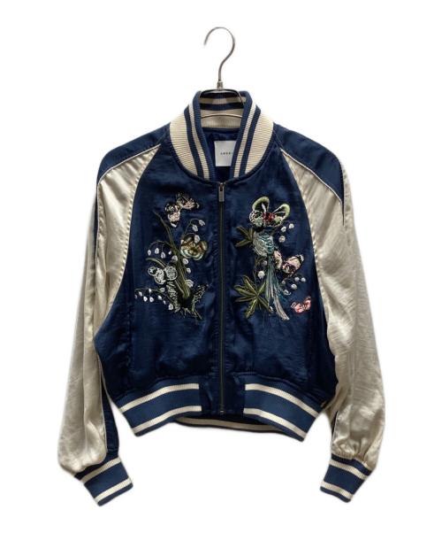 Ameri（アメリ）AMERI (アメリ) STUDIOUS (ステュディオス) lillybell souvenir jacket / 017160230 ネイビー サイズ:-の古着・服飾アイテム