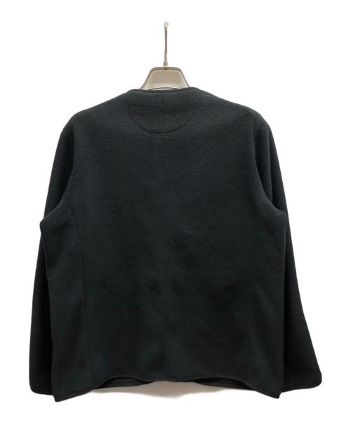 DANTON（ダントン）DANTON (ダントン) フリースカラーレスジャケット ブラック サイズ:36の古着・服飾アイテム