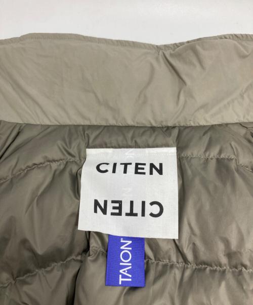 CITEN（シテン）CITEN (シテン) モンスターダウンブルゾン カーキ サイズ:Mの古着・服飾アイテム