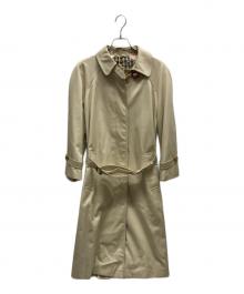 Aquascutum（アクアスキュータム）の古着「ステンカラーコート」｜ベージュ