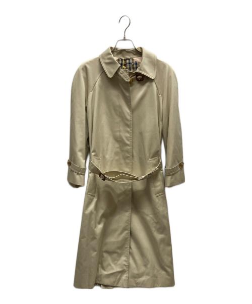 Aquascutum（アクアスキュータム）Aquascutum (アクアスキュータム) ステンカラーコート ベージュ サイズ:8の古着・服飾アイテム