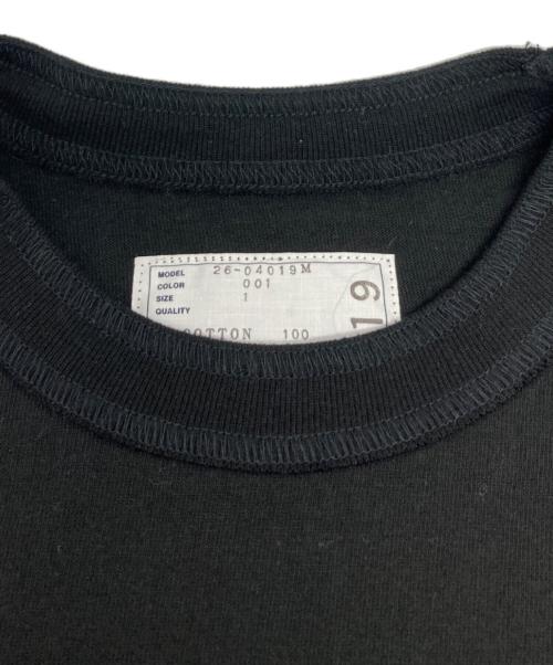 sacai（サカイ）sacai (サカイ) 異素材コンビ半袖カットソー/26-04019M ブラック サイズ:1の古着・服飾アイテム