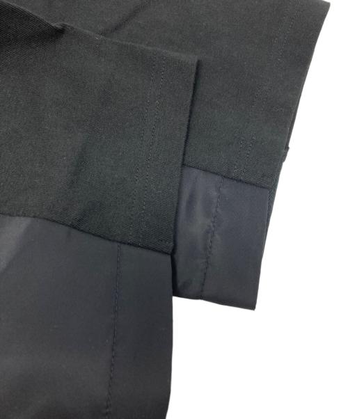 sacai（サカイ）sacai (サカイ) 異素材コンビ半袖カットソー/26-04019M ブラック サイズ:1の古着・服飾アイテム