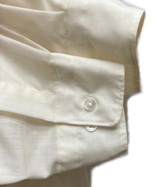 BATONER（バトナ―）BATONER (バトナ―) SUMMER WOOL BAND COLLAR SHIRT / BN-23SM-024 ベージュ サイズ:2の古着・服飾アイテム