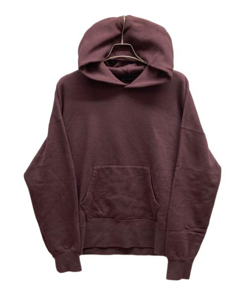 VISVIM（ビズビム）VISVIM (ビズビム) COURT HOODIE P.O./0125105010028 ボルドー サイズ:3の古着・服飾アイテム