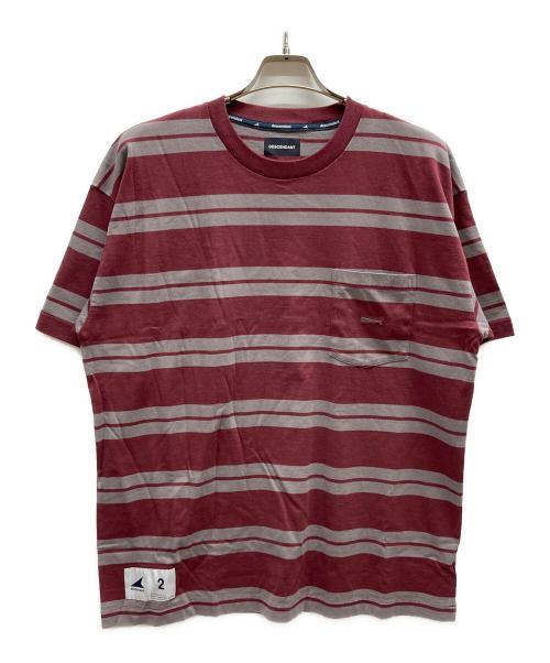 DESCENTE（デサント）DESCENTE (デサント) HORIZONTAL CROP SSカットソー レッド サイズ:2の古着・服飾アイテム