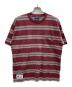 DESCENTE（デサント）の古着「HORIZONTAL CROP SSカットソー」｜レッド