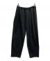 BATONER（バトナ―）の古着「ONE TUCK JERSEY PANTS/BN-24FM-094」｜ブラック