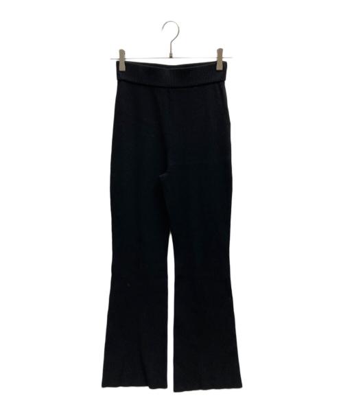 MUSE de Deuxieme Classe（ミューズ ドゥーズィエム クラス）MUSE de Deuxieme Classe (ミューズ ドゥーズィエム クラス) Diner B RIB Pants ブラック サイズ:36の古着・服飾アイテム