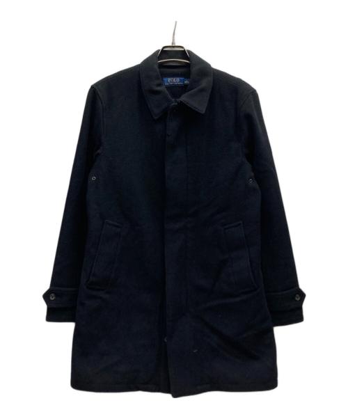 POLO RALPH LAUREN（ポロ・ラルフローレン）POLO RALPH LAUREN (ポロ・ラルフローレン) ライナ付ウールステンカラーコート ブラック サイズ:Sの古着・服飾アイテム
