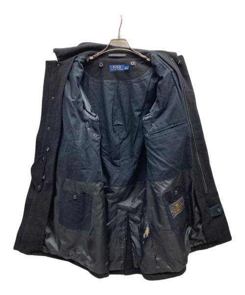 POLO RALPH LAUREN（ポロ・ラルフローレン）POLO RALPH LAUREN (ポロ・ラルフローレン) ライナ付ウールステンカラーコート ブラック サイズ:Sの古着・服飾アイテム