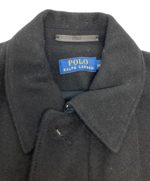 POLO RALPH LAUREN（ポロ・ラルフローレン）POLO RALPH LAUREN (ポロ・ラルフローレン) ライナ付ウールステンカラーコート ブラック サイズ:Sの古着・服飾アイテム