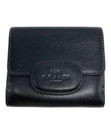 COACH（コーチ）の古着「エライザ スモール ウォレット」｜ブラック