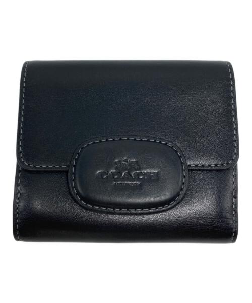 COACH（コーチ）COACH (コーチ) エライザ スモール ウォレット ブラック サイズ:₋の古着・服飾アイテム