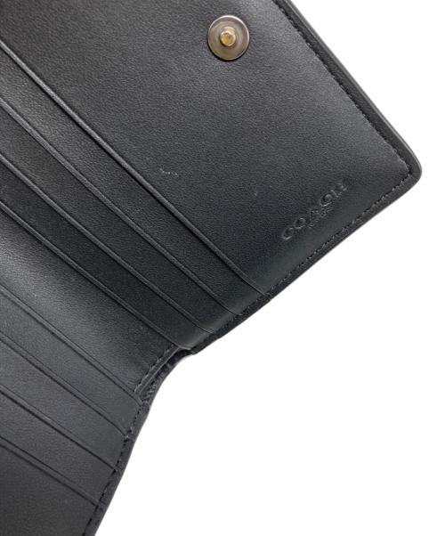 COACH（コーチ）COACH (コーチ) エライザ スモール ウォレット ブラック サイズ:₋の古着・服飾アイテム