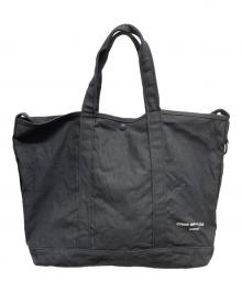 COMME des GARCONS HOMME（コムデギャルソン オム）の古着「コットンキャンバス 製品洗いトートバッグ」｜ブラック