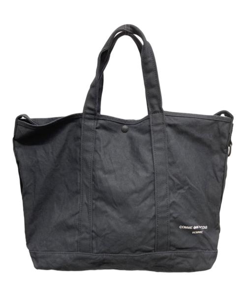 COMME des GARCONS HOMME（コムデギャルソン オム）COMME des GARCONS HOMME (コムデギャルソン オム) コットンキャンバス 製品洗いトートバッグ ブラックの古着・服飾アイテム