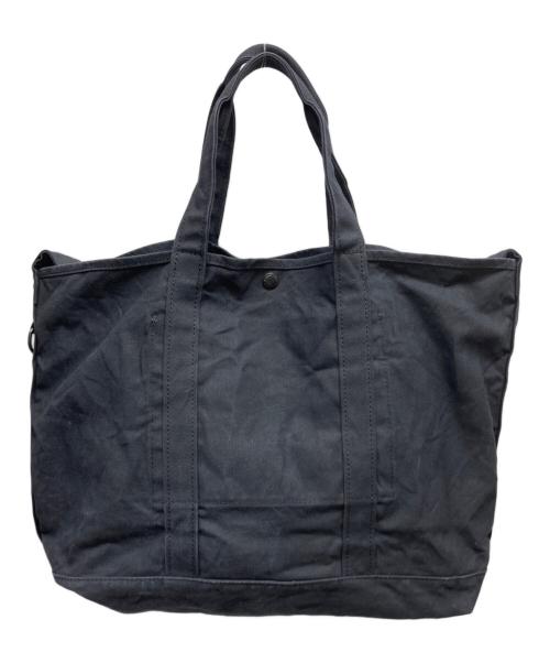 COMME des GARCONS HOMME（コムデギャルソン オム）COMME des GARCONS HOMME (コムデギャルソン オム) コットンキャンバス 製品洗いトートバッグ ブラックの古着・服飾アイテム