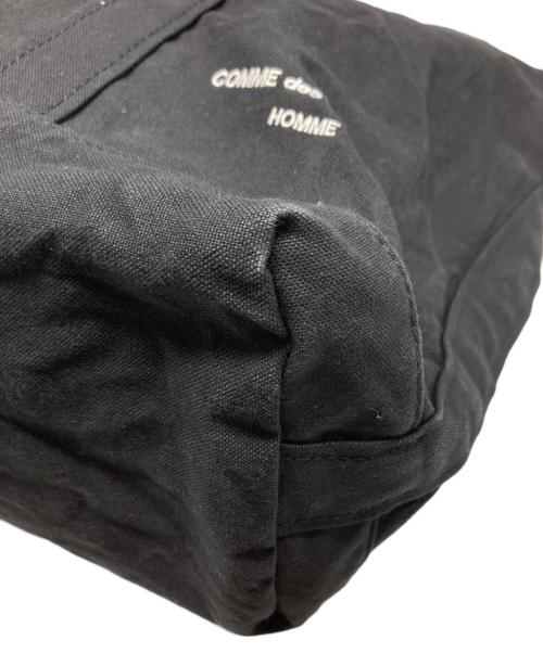 COMME des GARCONS HOMME（コムデギャルソン オム）COMME des GARCONS HOMME (コムデギャルソン オム) コットンキャンバス 製品洗いトートバッグ ブラックの古着・服飾アイテム