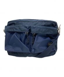 PORTER（ポーター）の古着「FORCE  SHOULDER BAG(S)」｜ネイビー