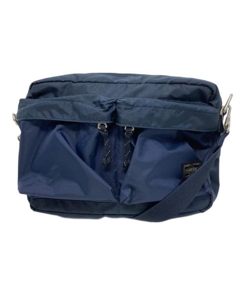 PORTER（ポーター）PORTER (ポーター) FORCE  SHOULDER BAG(S) ネイビーの古着・服飾アイテム