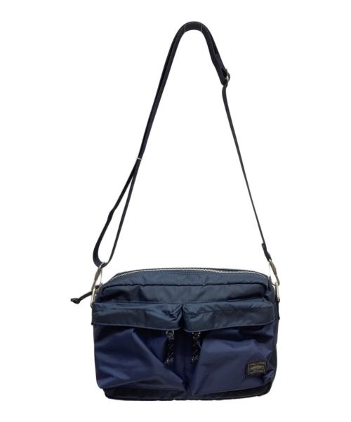 PORTER（ポーター）PORTER (ポーター) FORCE  SHOULDER BAG(S) ネイビーの古着・服飾アイテム