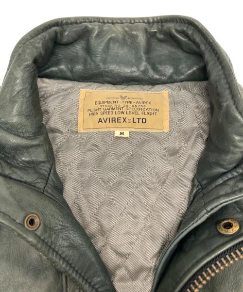 AVIREX（アヴィレックス）AVIREX (アヴィレックス) フライトジャケット グリーン サイズ:Mの古着・服飾アイテム