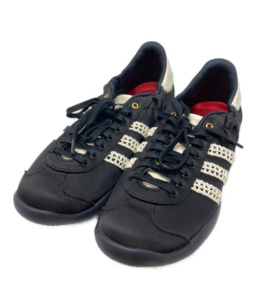 adidas（アディダス）adidas (アディダス) WALES BONNER (ウェールズボナー) ローカットスニーカー ブラック サイズ:US8の古着・服飾アイテム