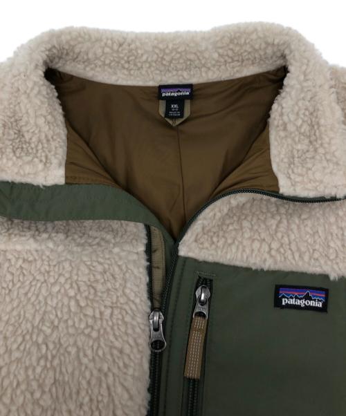 Patagonia（パタゴニア）Patagonia (パタゴニア) クラシックレトロXジャケット アイボリー サイズ:キッズXXLの古着・服飾アイテム