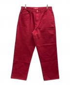 SUPREMEシュプリーム）の古着「Baggy Jean」｜レッド