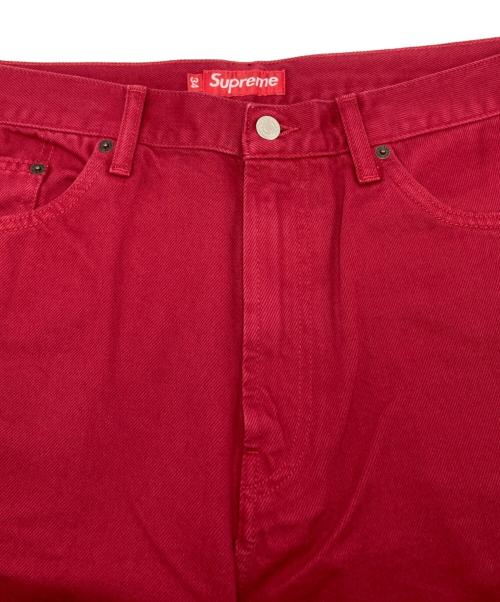 SUPREME（シュプリーム）SUPREME (シュプリーム) Baggy Jean レッド サイズ:W34の古着・服飾アイテム